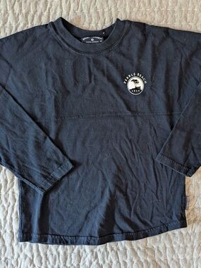Pebble Beach Girls Black Performance Crewneck Tee - Like New - Size 10